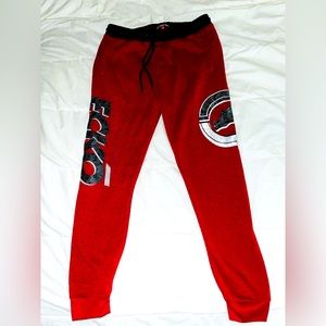 Ecko Untld Red Men’s Fleece Jogger Sweatpants